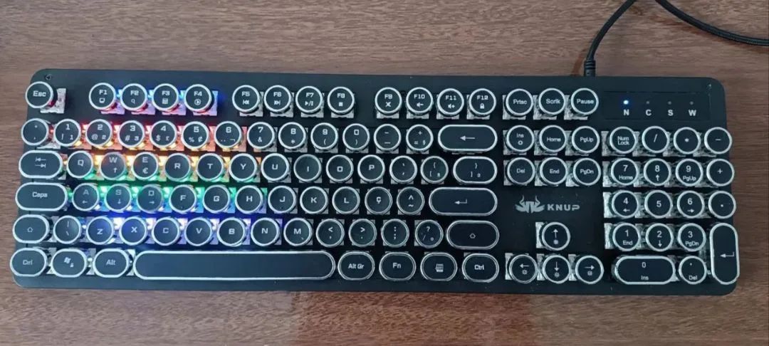 Teclado Mecânico Steampunk Knup - Foto 2