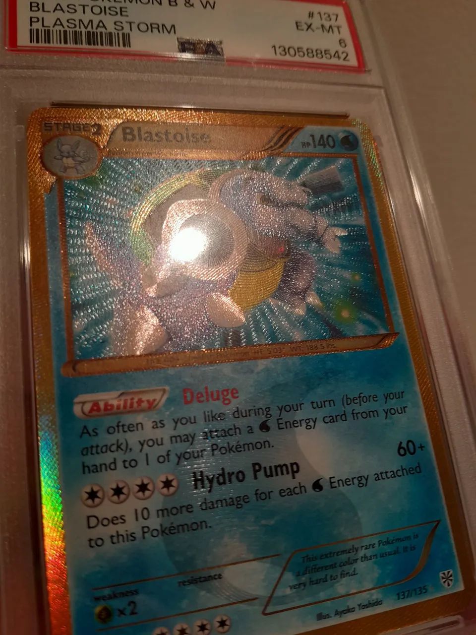 Carta Pokemon Blastoise Plasma Storm  - Foto 3