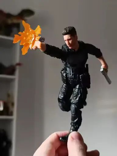 (Novo) Pack completo de arminhas e acessórios para action figures em escala 1/12 - Foto 2