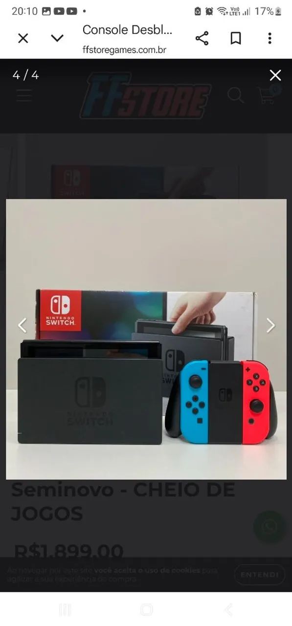 Nintendo Switch Desb.