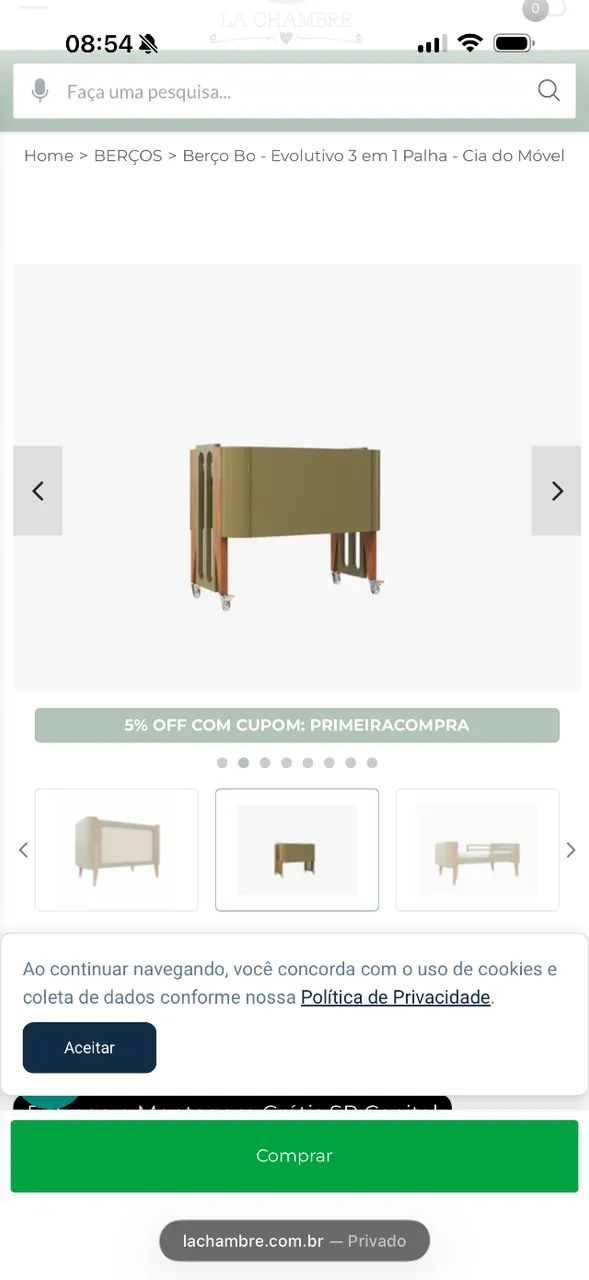 Berço Bo palha 3 em 1  - Foto 4