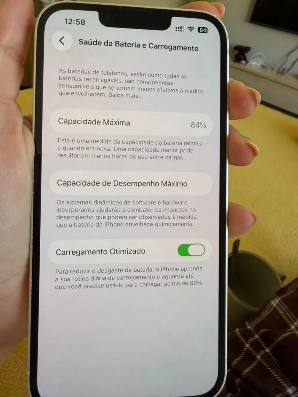 iPhone 14 128gb 84% saúde da bateria - Celulares e Smartphones