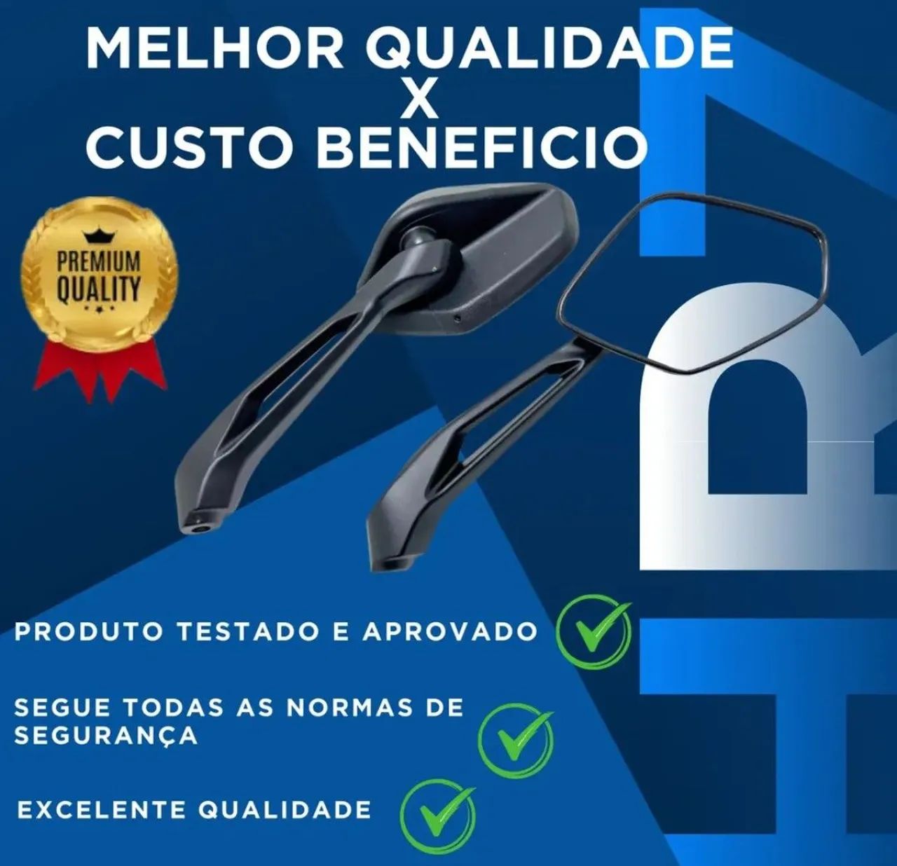 Retrovisor da bajaj 400 - Foto 3