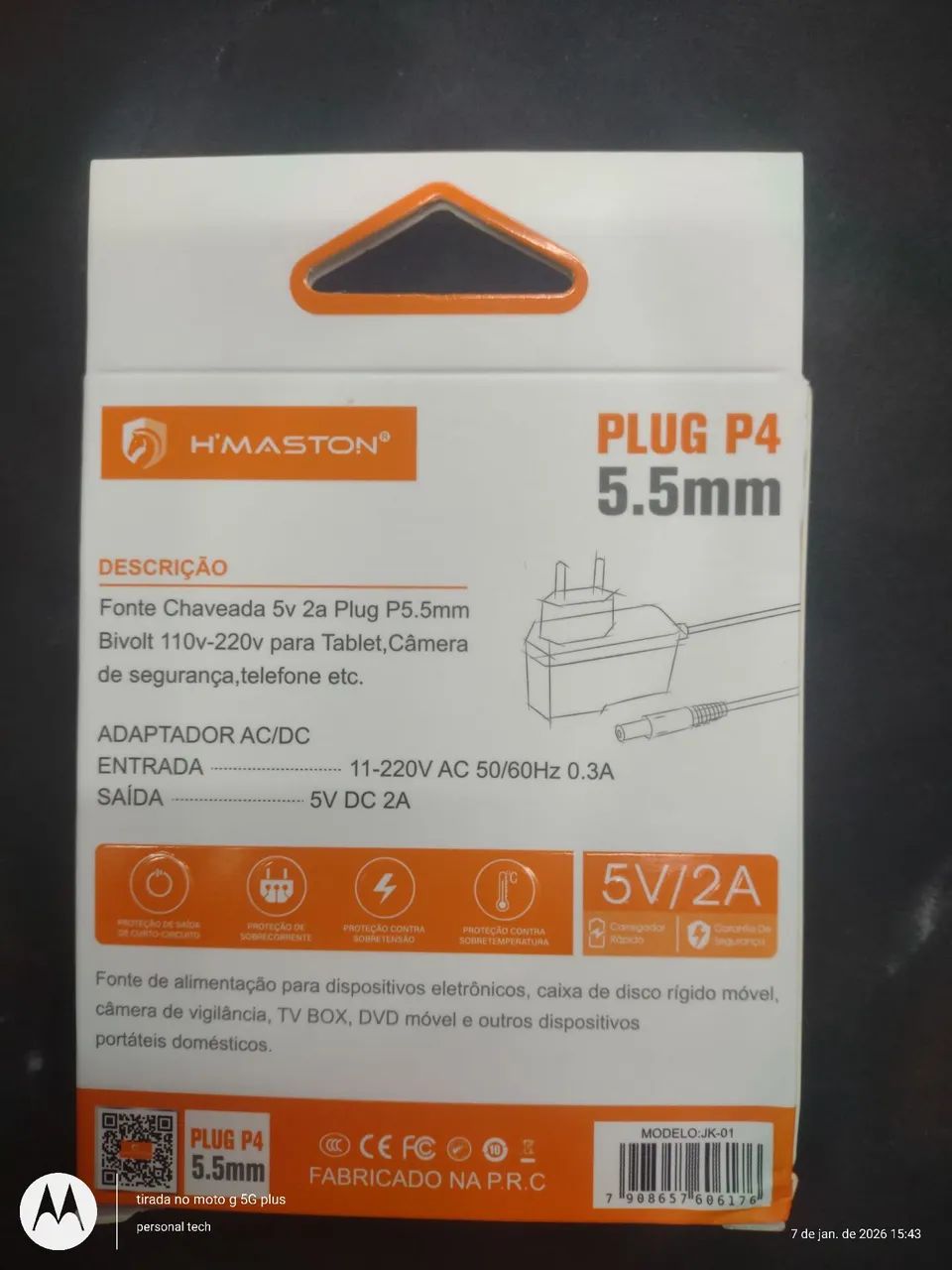 Fonte chaveada 5v 2a plug plP5 - Foto 2