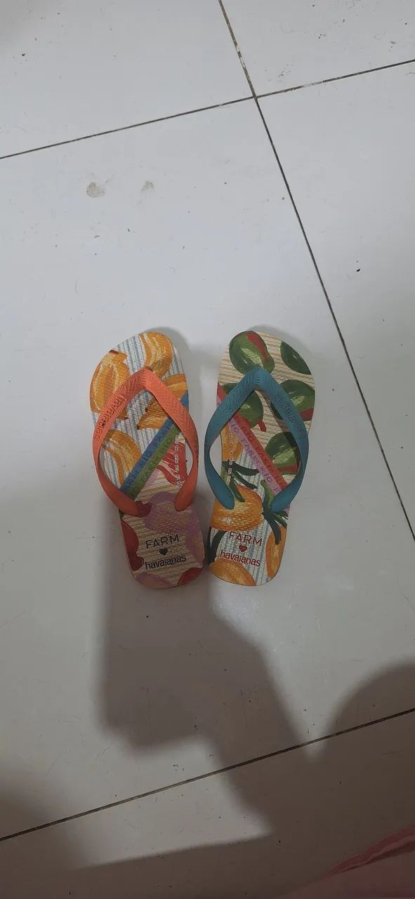 Chinelo farm havaianas 