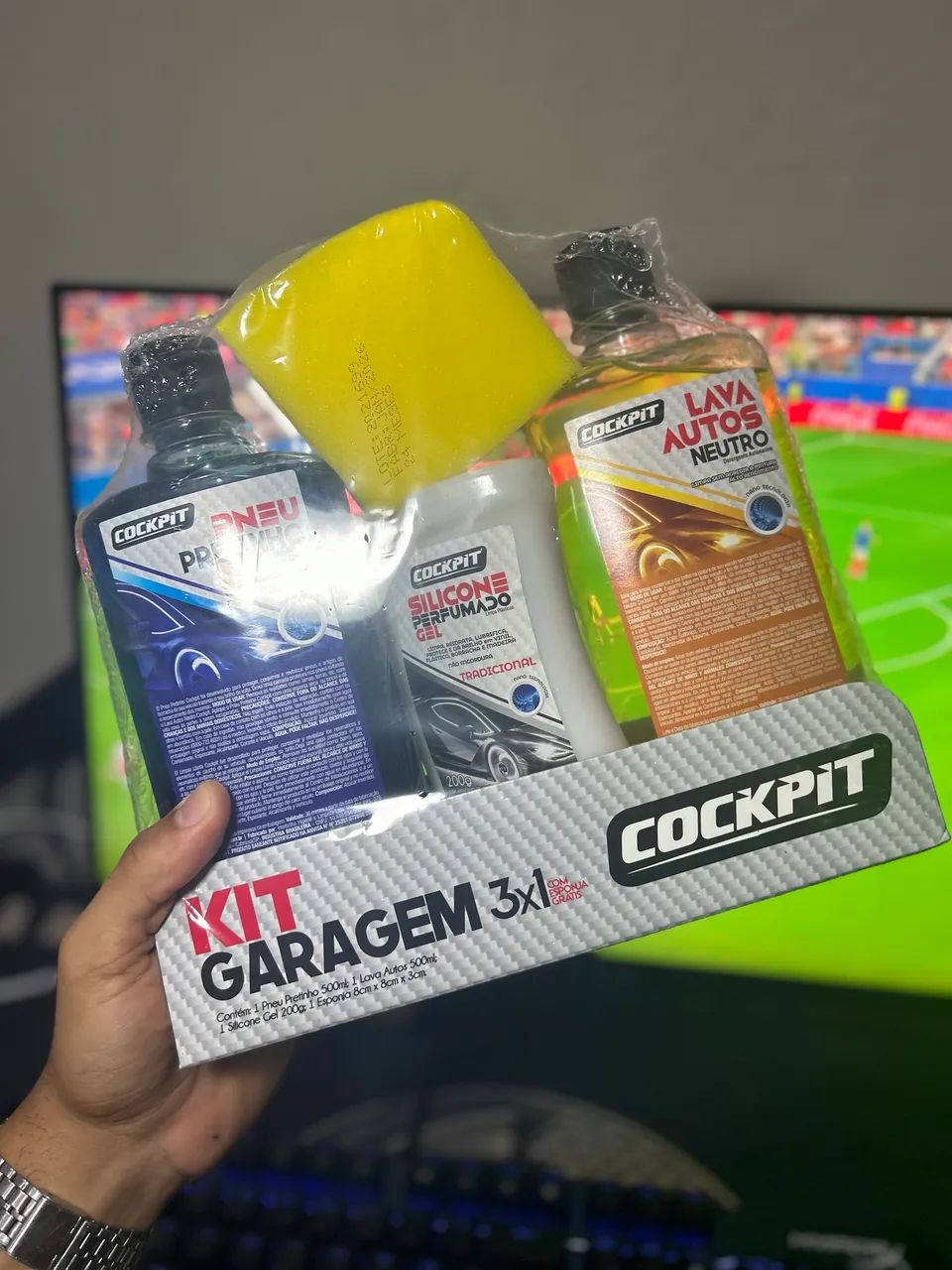 KIT LIMPEZA AUTOMOTIVA -> 3 EM 1!!!