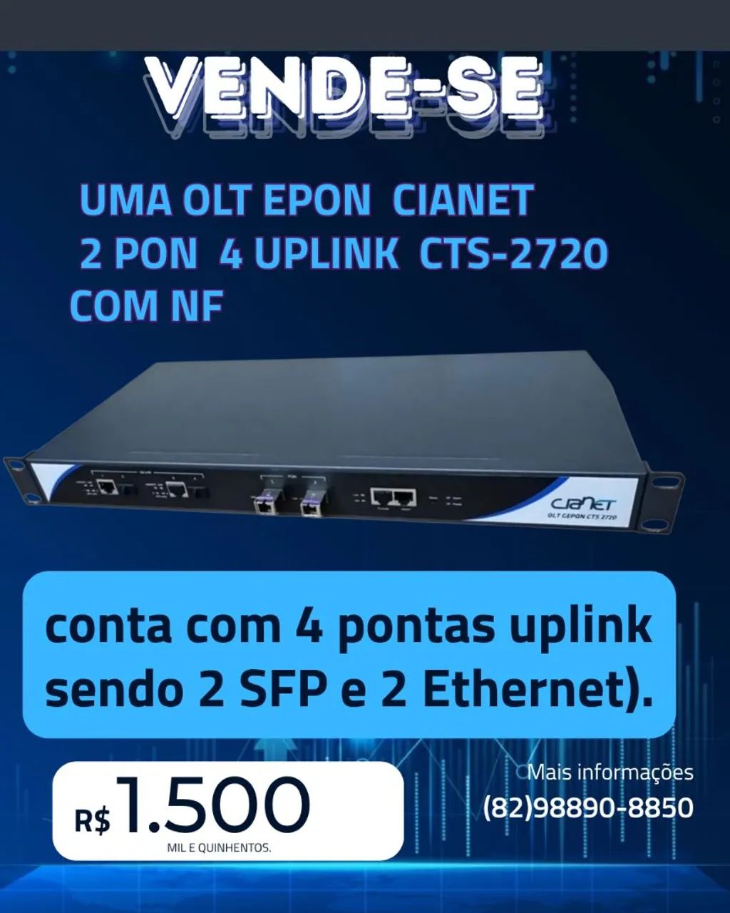 OLT G  EPON CIANET 