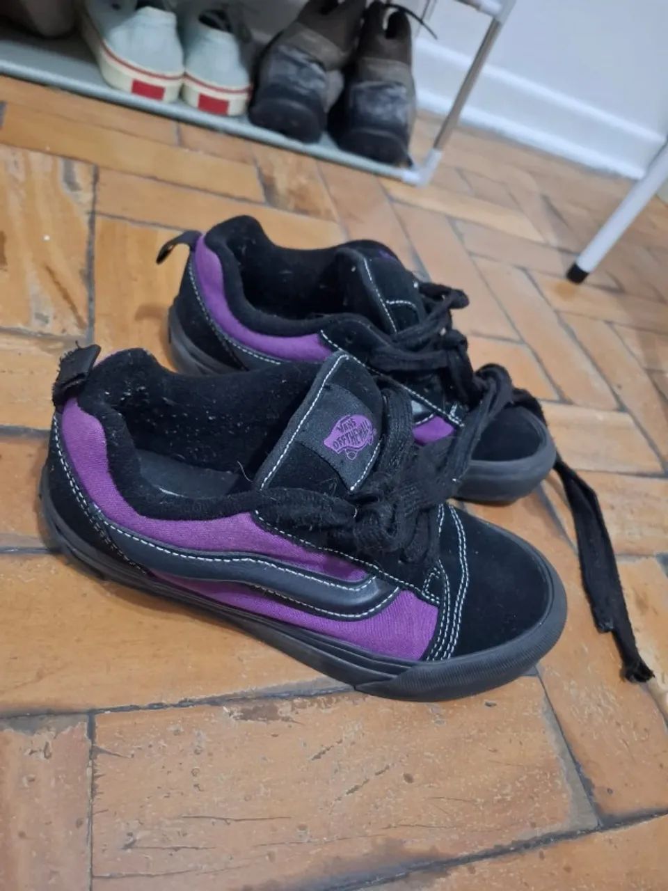 Vans Knu Roxo e Preto (35) - Foto 3