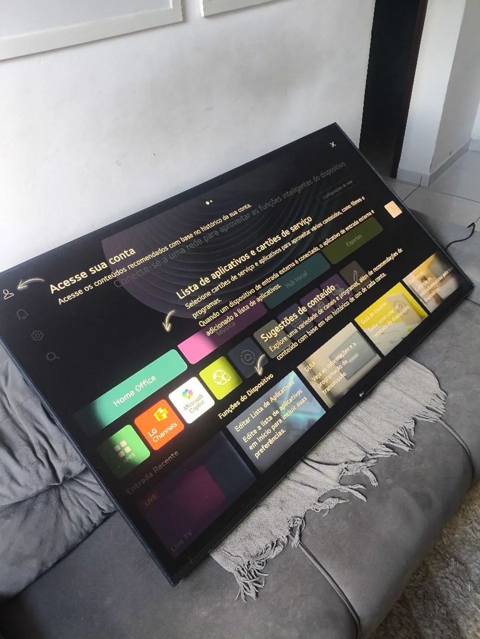 Smart tv  LG  50 polegadas 4K em perfeito estado