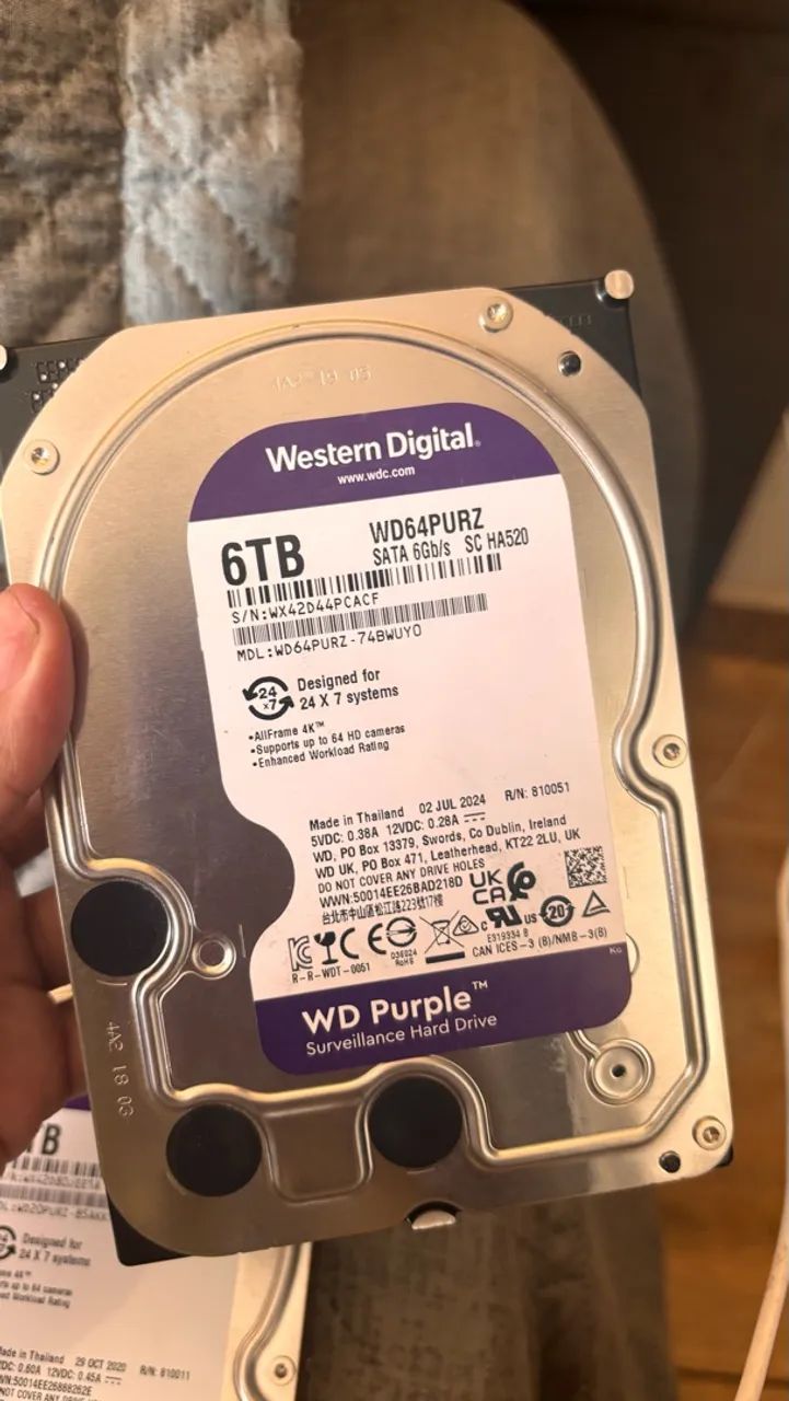 HD 6TB WESTERN DIGITAL 