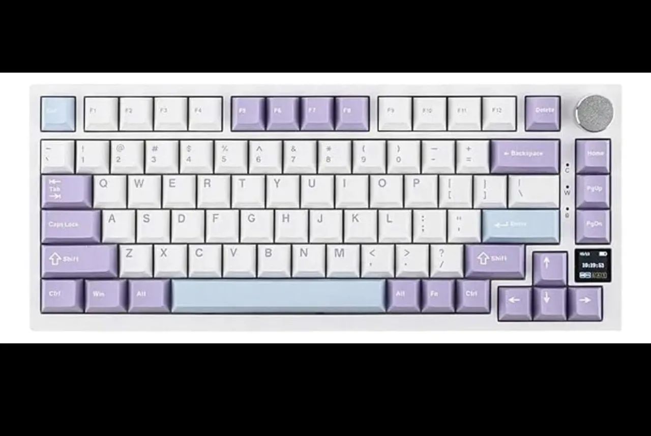 Teclado ajazz ak820 pro com telinha  - Foto 2