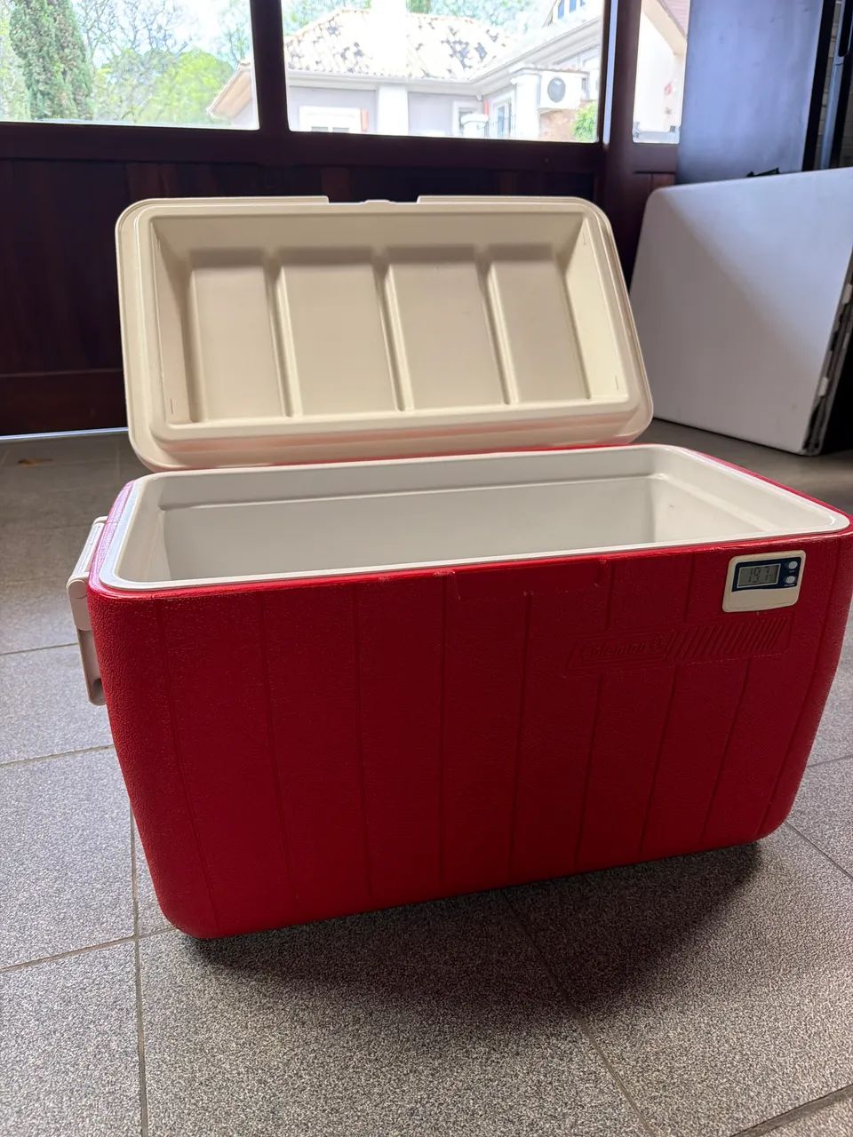 Cooler vermelho - coleman