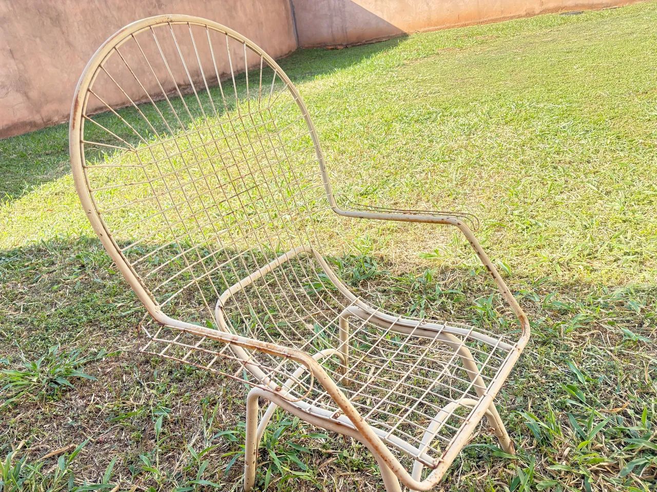 Vendo 4 cadeiras de ferro estilo Acapulco