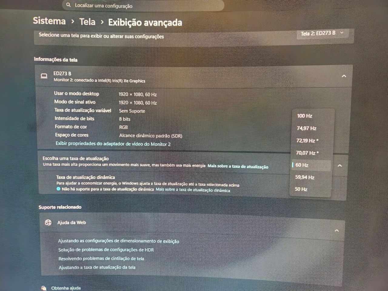 Monitor Gamer - Acer ED273 27 Polegadas - Foto 5