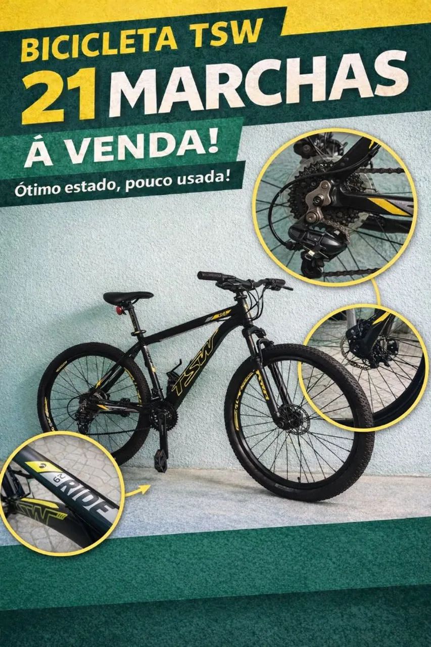 Bicicleta TsW - Foto 2