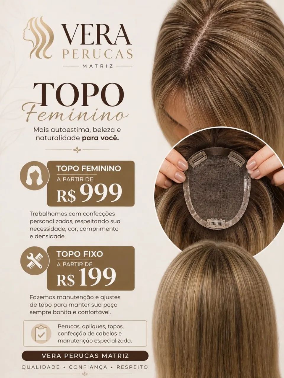 Topo feminino cabelo natural 