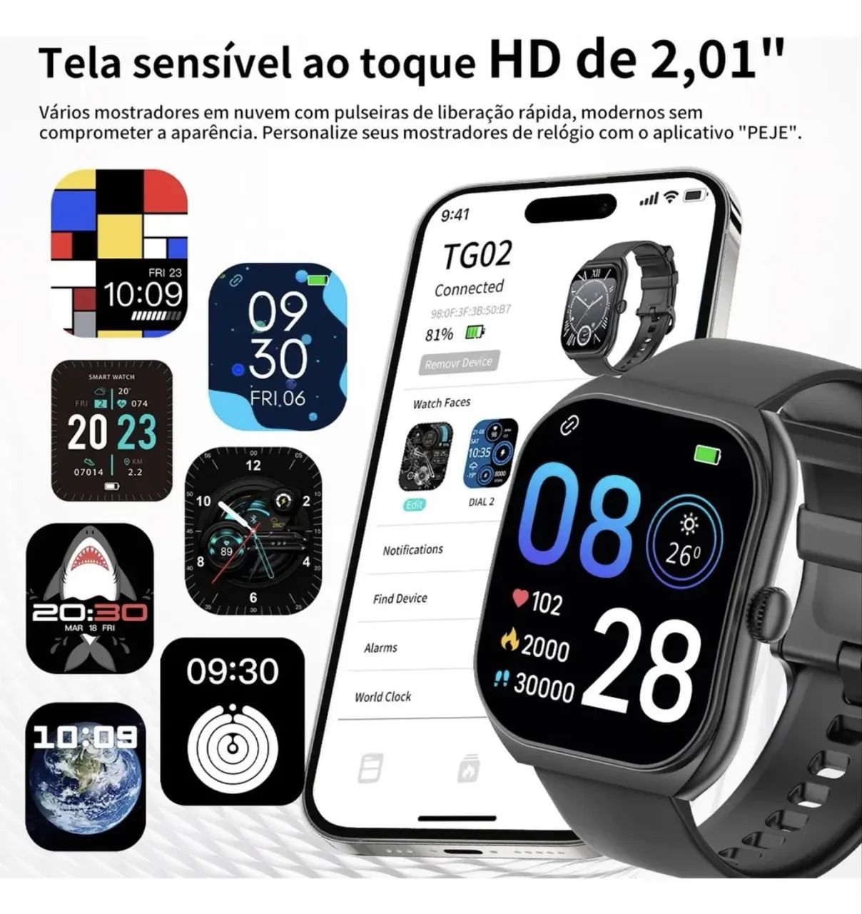 Smartwatch PEJE ZW01MAX - Foto 3