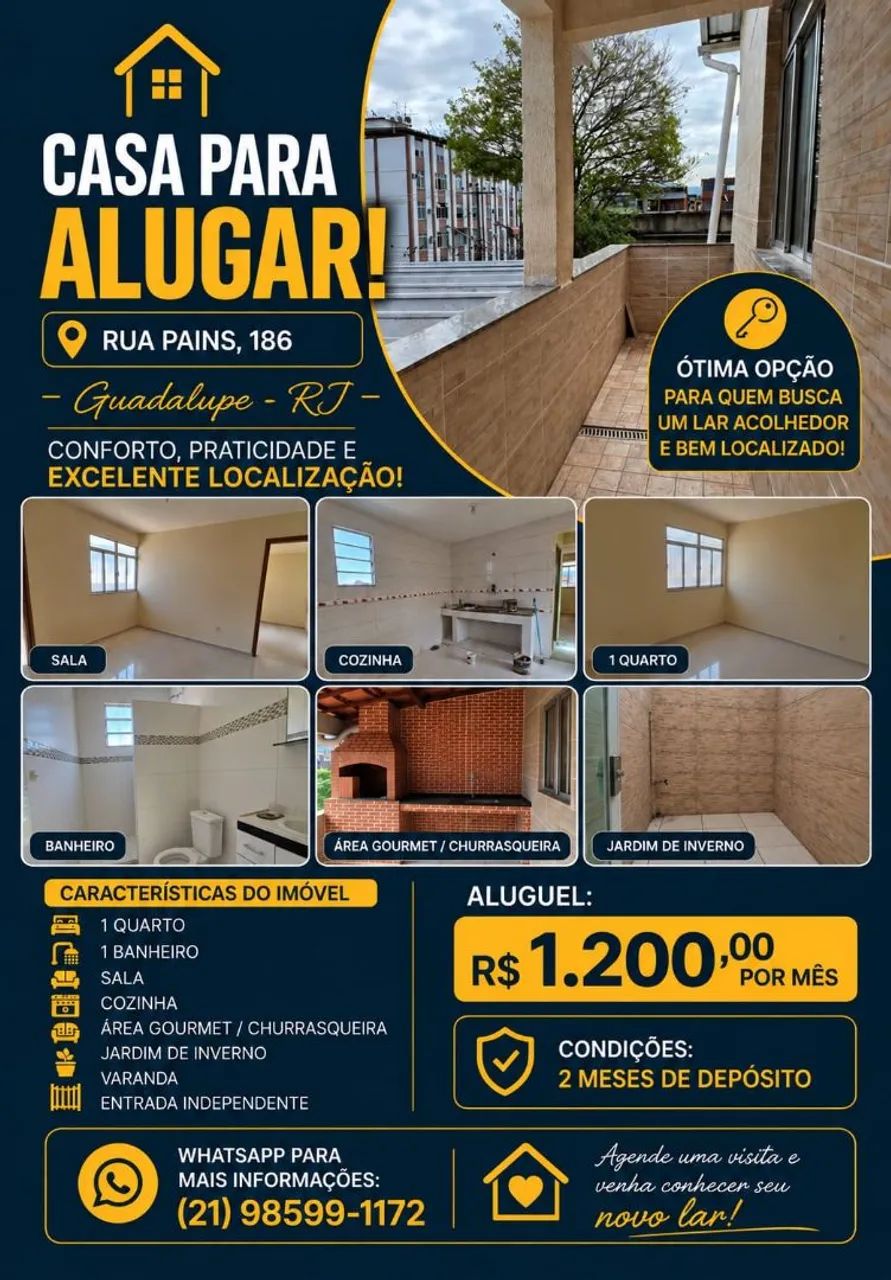 Casa para alugar em Guadalupe 