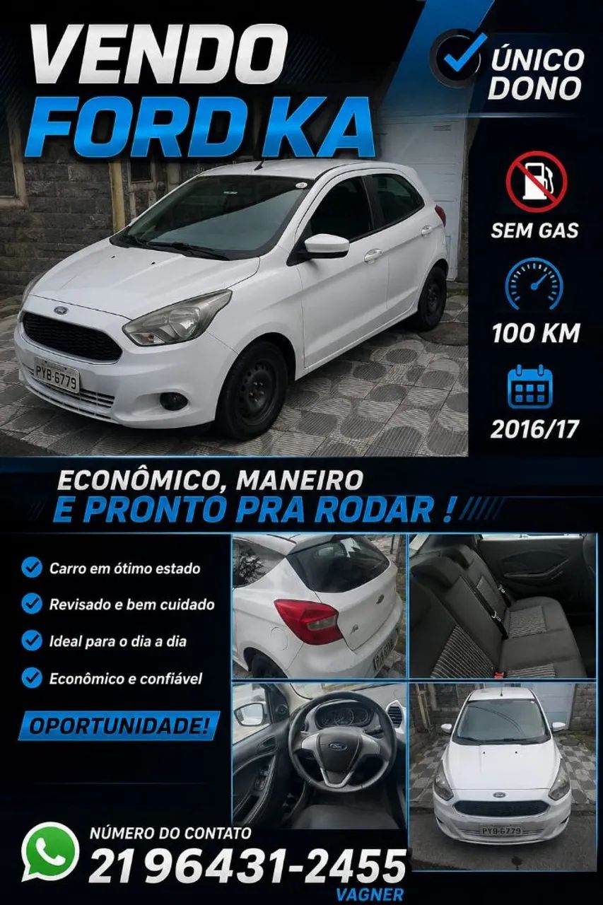 Ford Ka Ka 1.0 SE/SE Plus TiVCT Flex 5p 2017