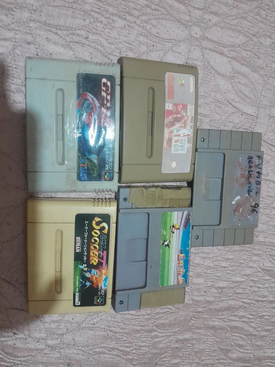 10 jogos de super Nintendo 
