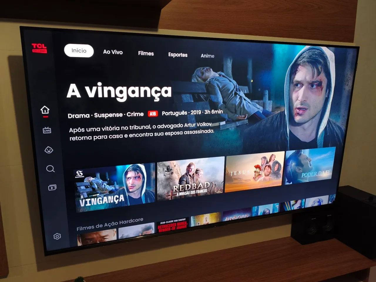 Televisão 55 smart Android 4k Qled . - Foto 3