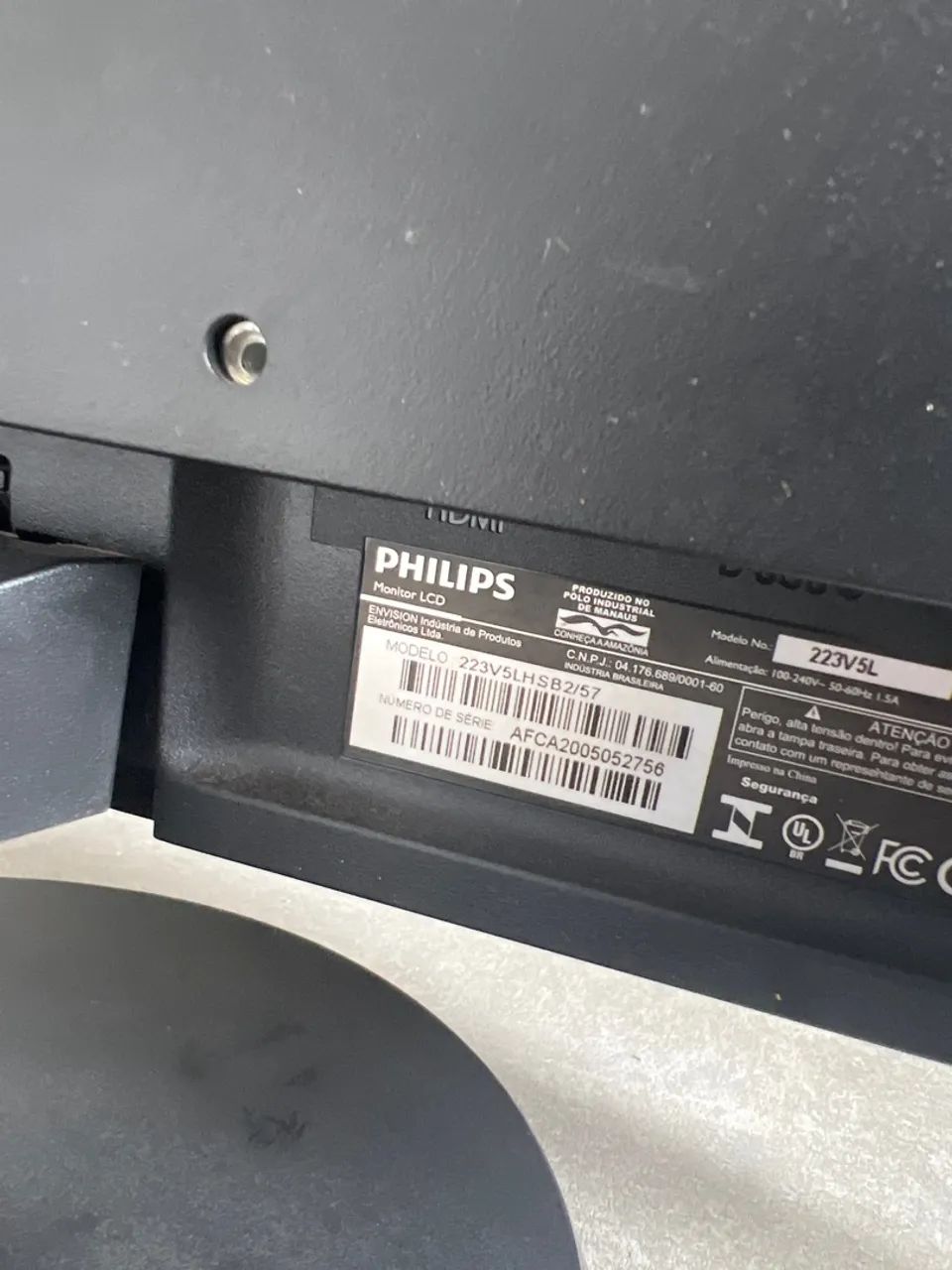 Monitor da Philips novo, funcionando tudo perfeitamente! - Foto 3