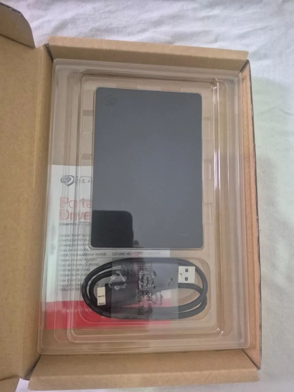 Seagate HD Externo 1 Tb HDD Compatível com PC e Mac (Nunca Usado) - Foto 4