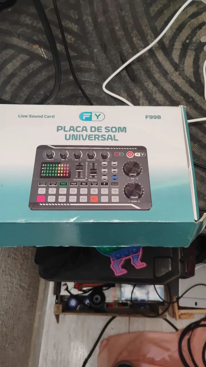 Placa de som áudio, mesa de som - Foto 2