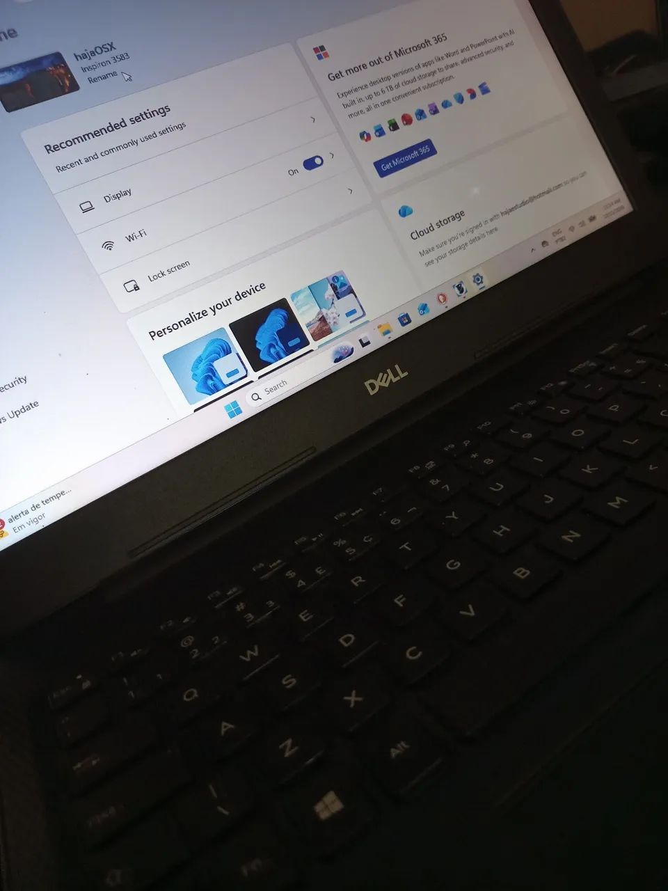 Notebook I5 Dell Inspiron 3583