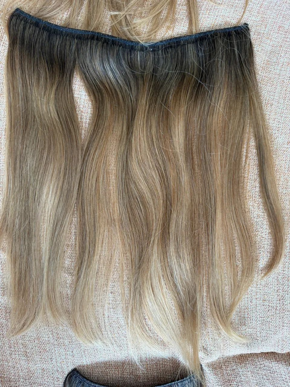 Mega hair cabelo humano 3 telas 200g 50cm  - Foto 2