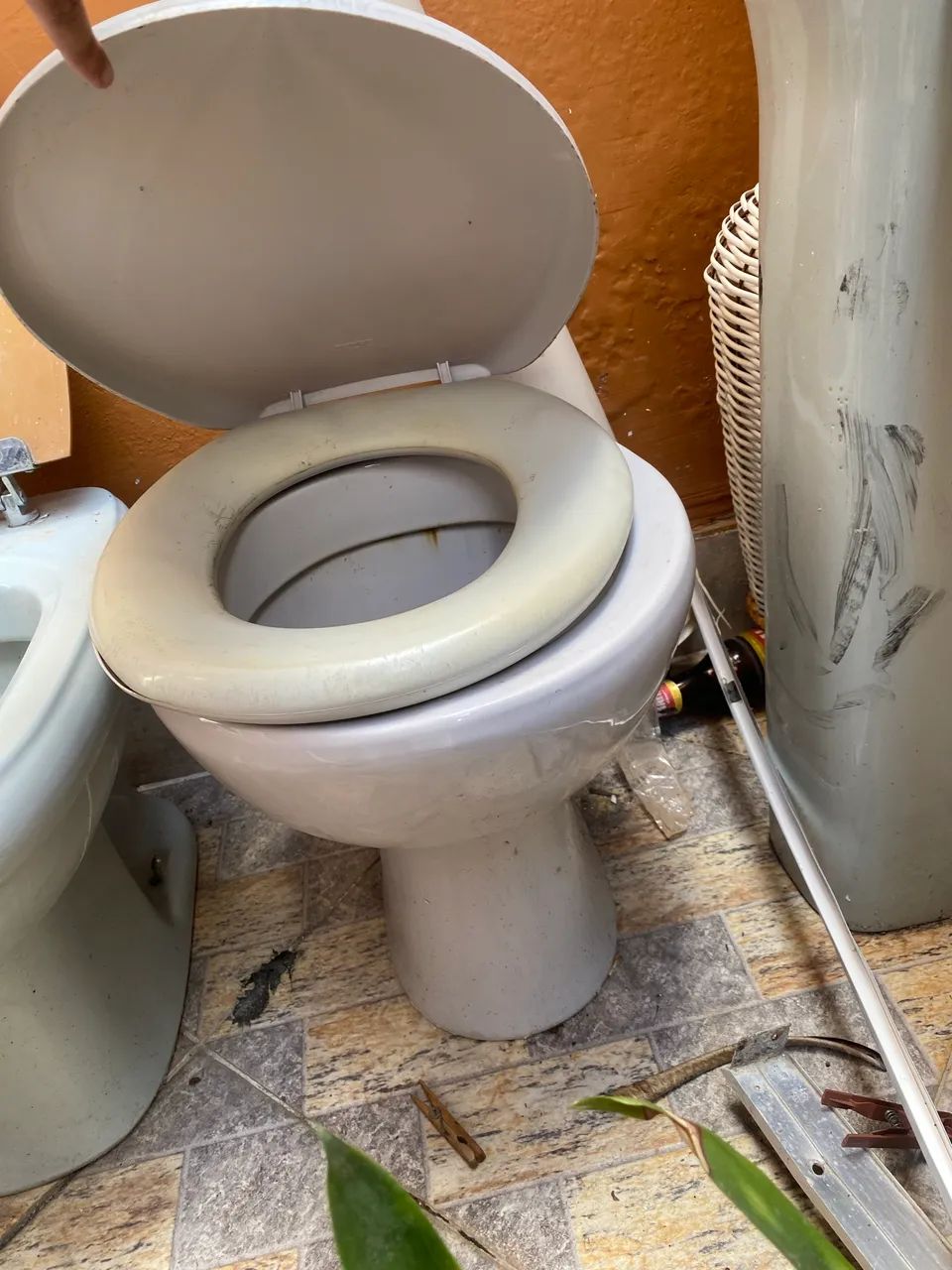 Vaso sanitário usado 