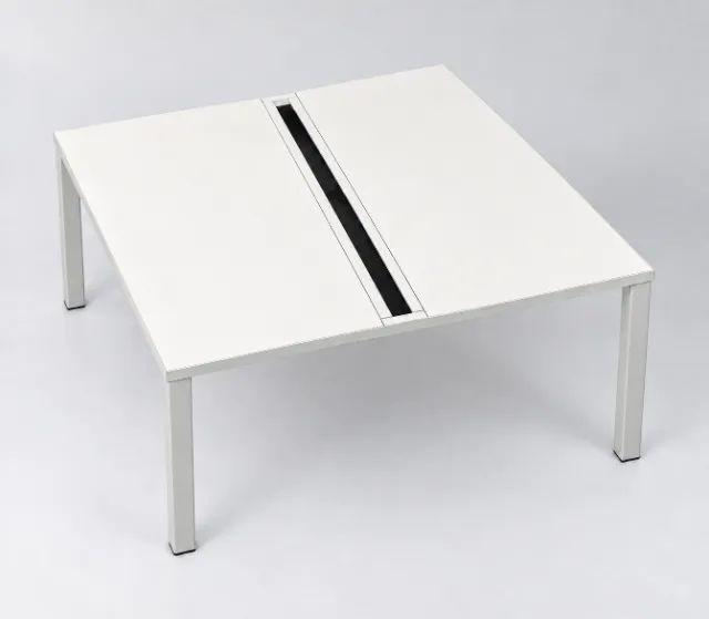 Mesa de escritorio com divisoria 4 unidades - Foto 2