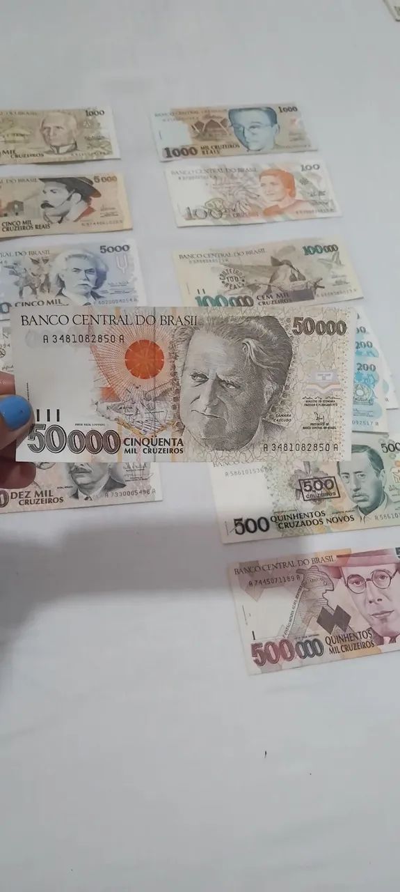 Cedulas Dinheiro Antigo - Foto 2