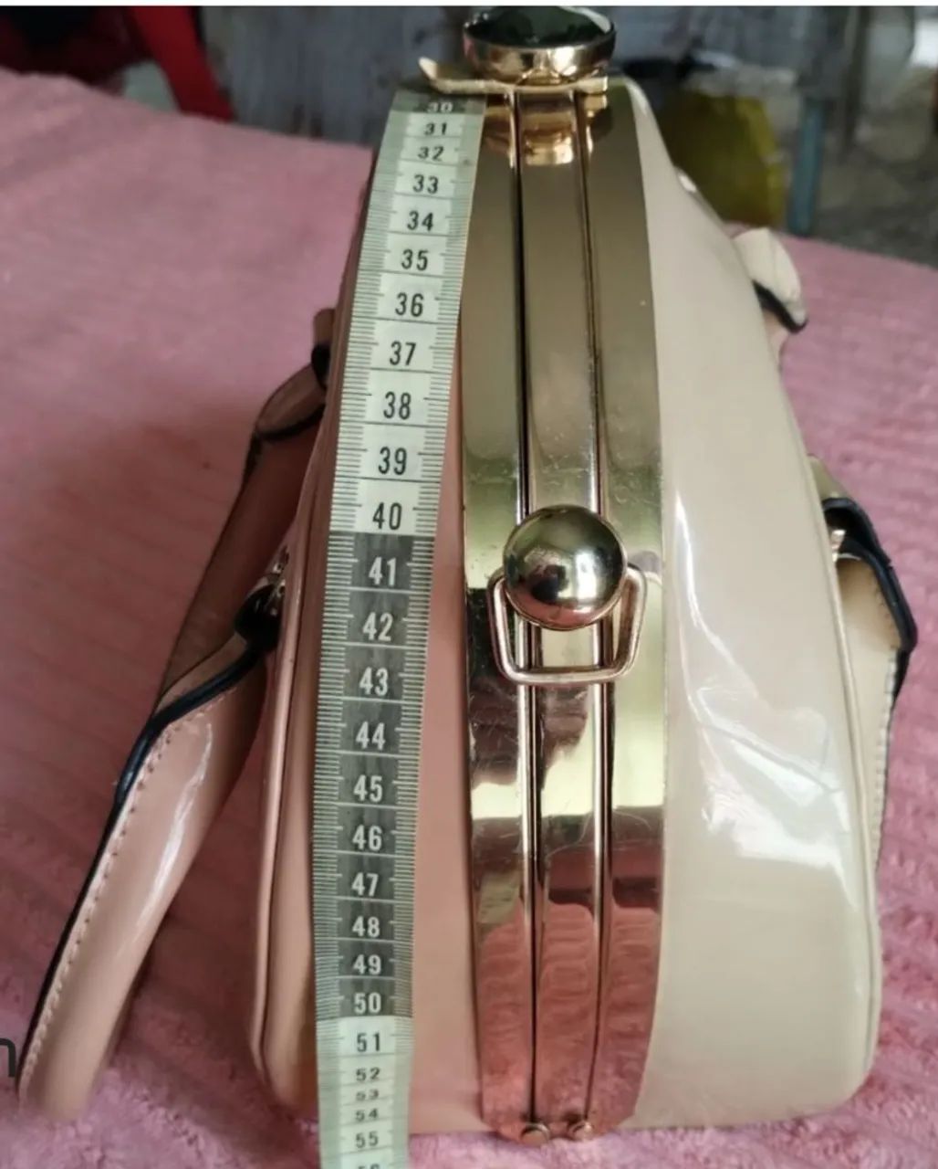 bolsa rosa estilo bauzinho - Foto 5
