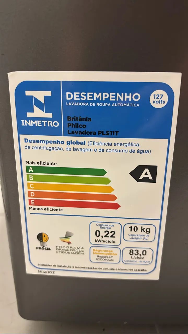 Lava e seca Philco Usada 10kg - Foto 4