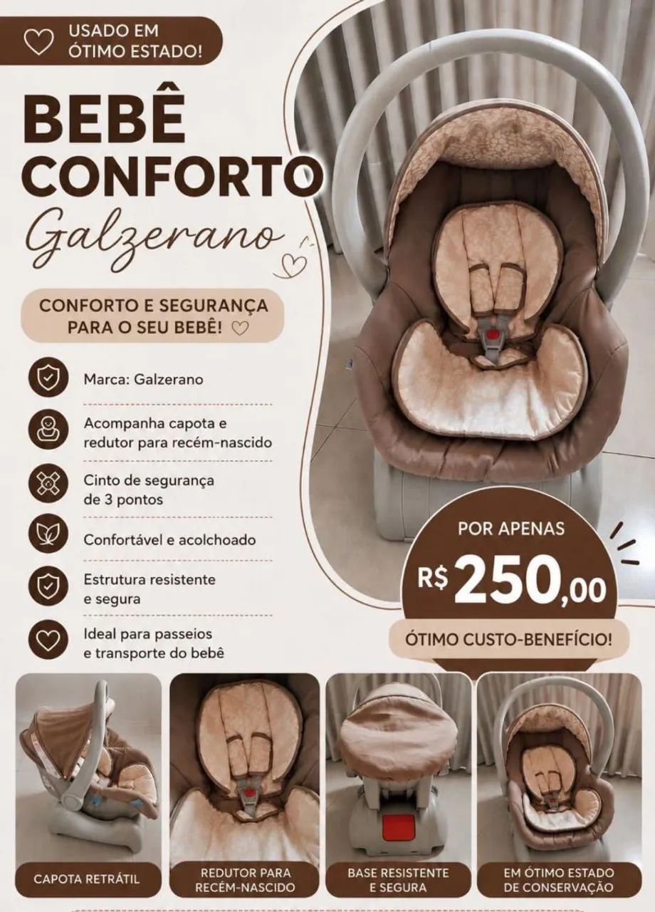 Bebê Conforto Galzerano com base