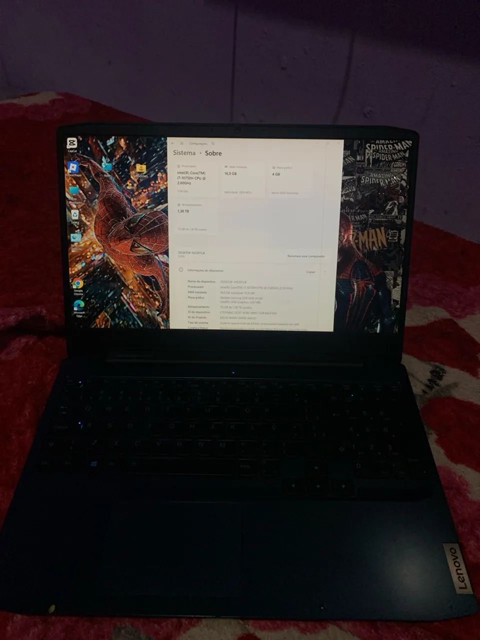 Notebook lenovo ideapad gaming  - Foto 2