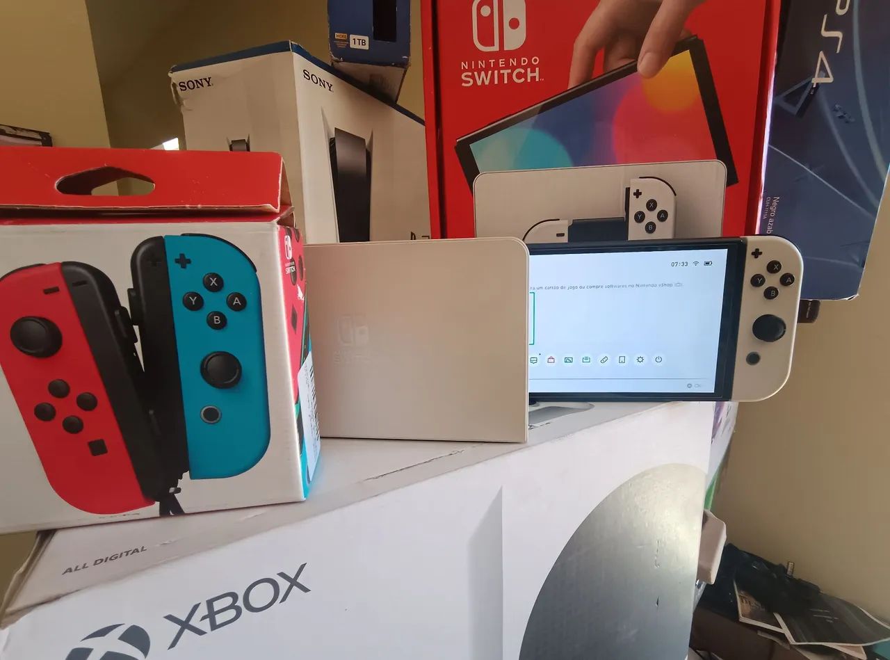 Nintendo switch OLED completo!