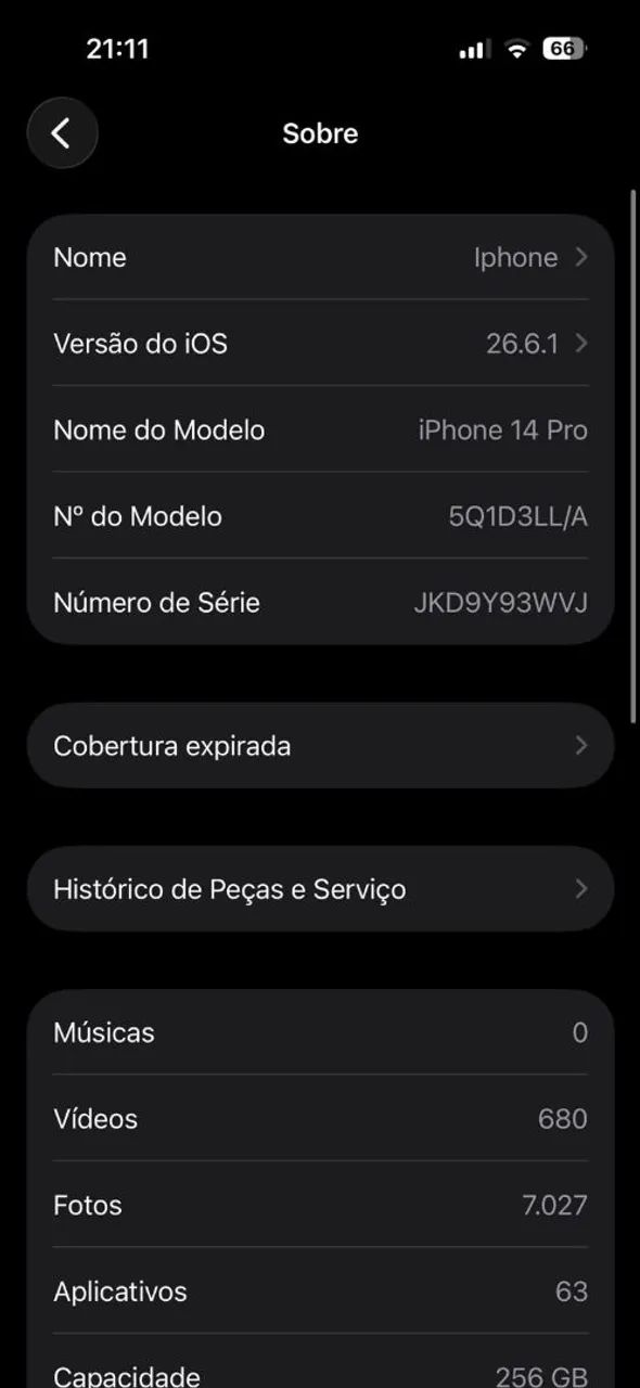 IPHONE 14 PRO 256 GB OTIMO ESTADO - Foto 5