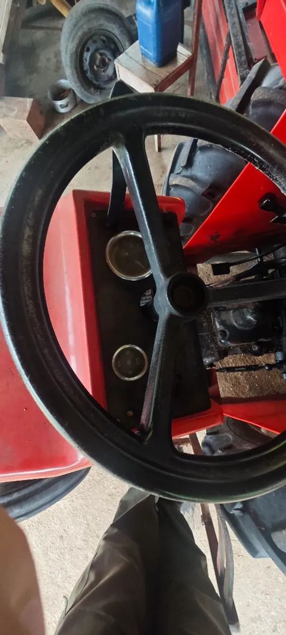 Trator Agrale 4300 com implementos roçadeira e carretinha - Foto 3