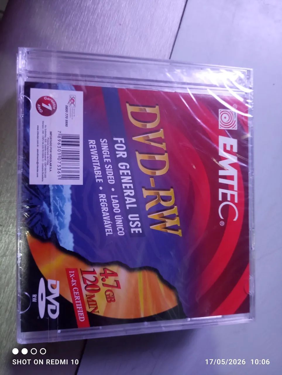 Dvd virgem RW