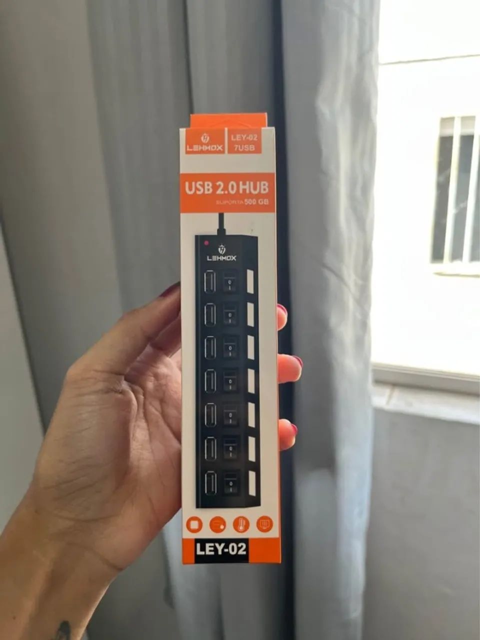 Hub adaptador 7 entradas USB Lehmox - Foto 3