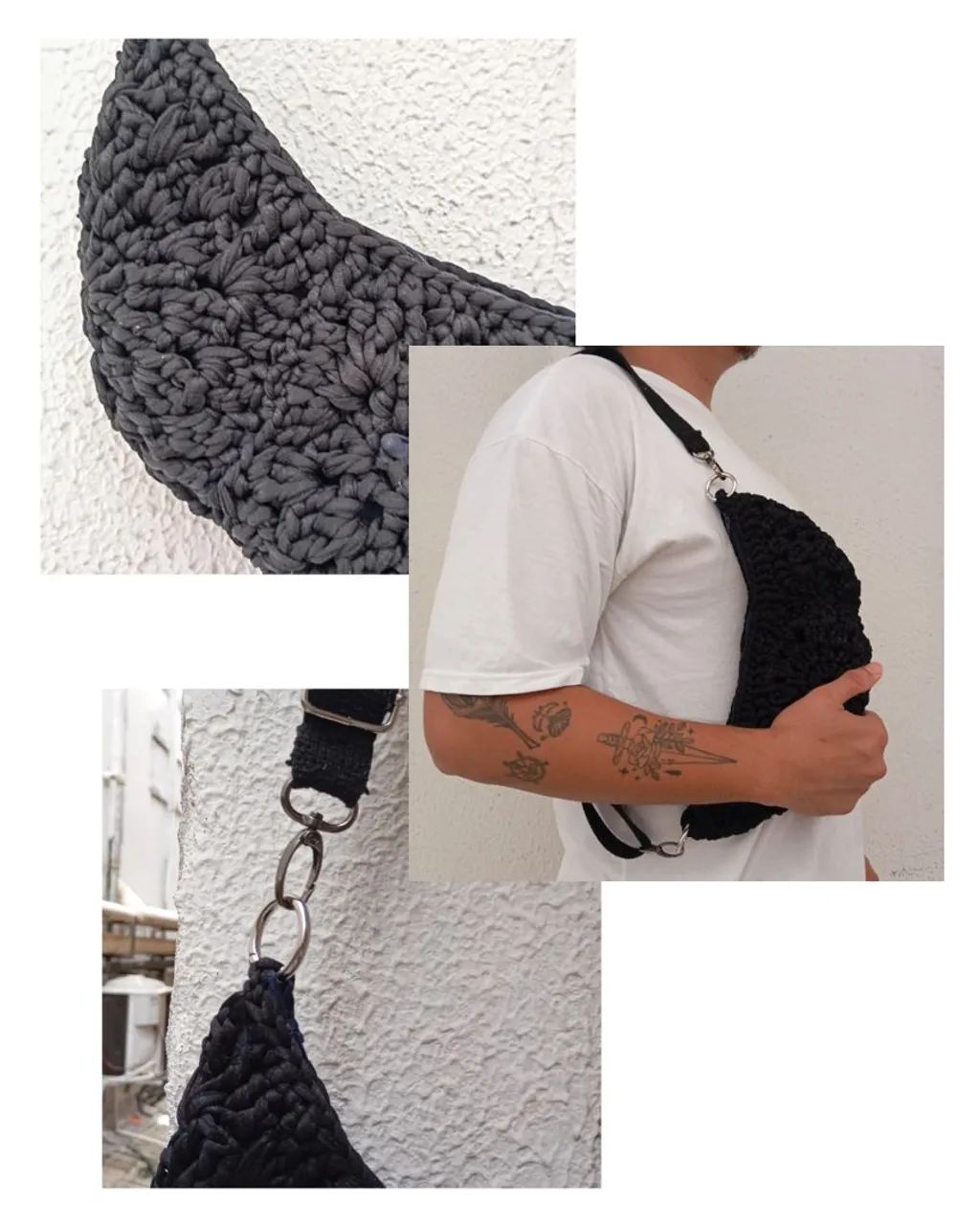 Pochete em fio de malha - Foto 2