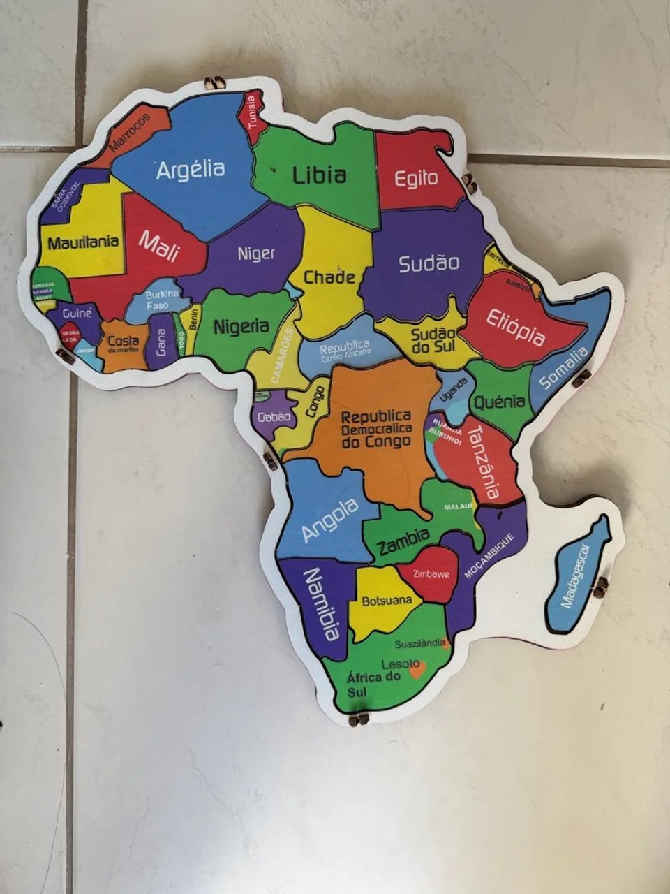 Conjunto de 04 Mapas em MDF novíssimo  - Foto 4
