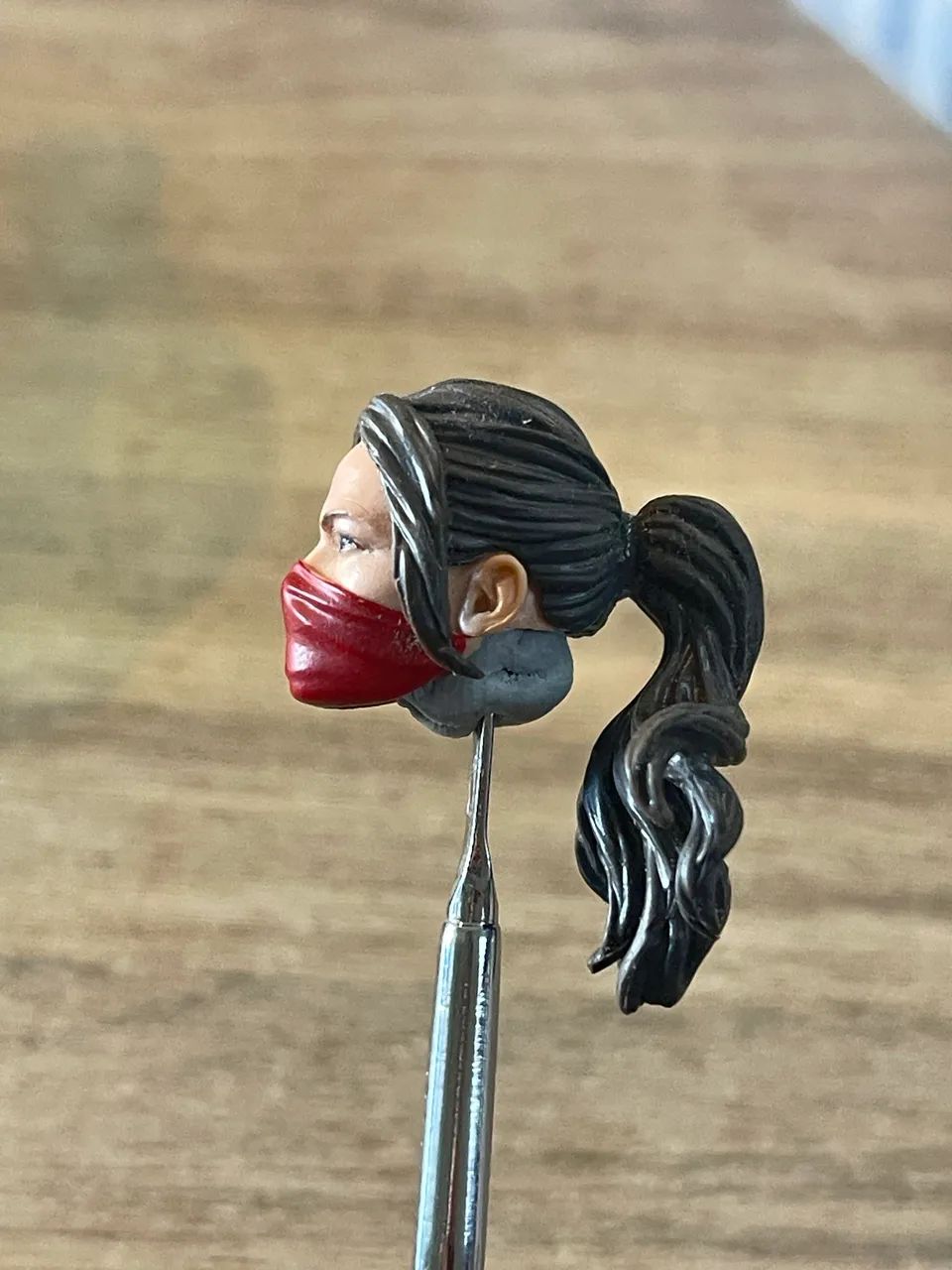 Head Elektra Marvel legends 1/12  - Foto 2