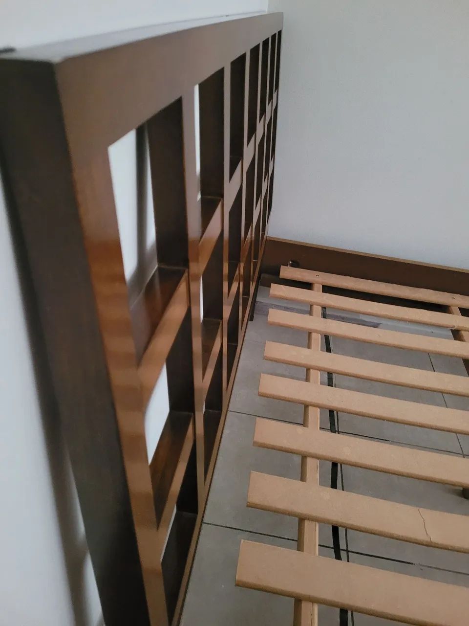 Cama de casal de madeira - Foto 3