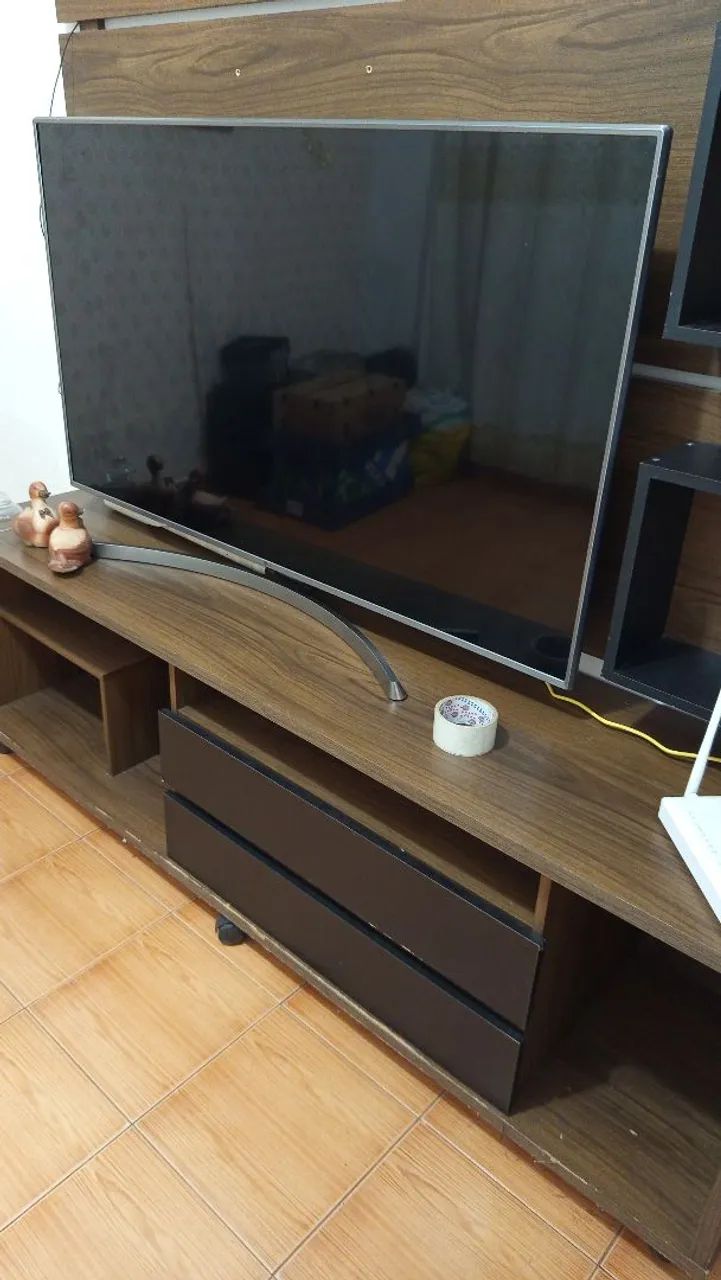 Rack com painel 