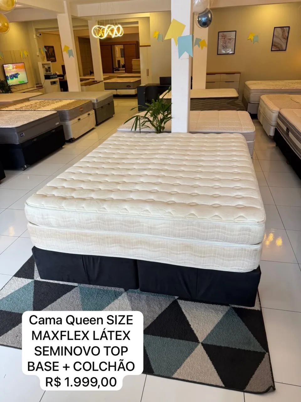 Colchão Queen Size MAXFLEX SEMINOVO - ENTREGAMOS 