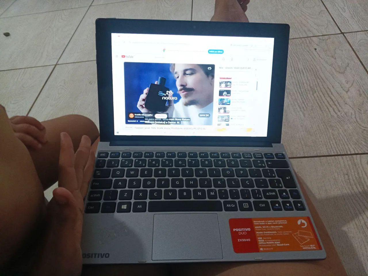 Notebook tablet positivo Duo zx3040 - Foto 2