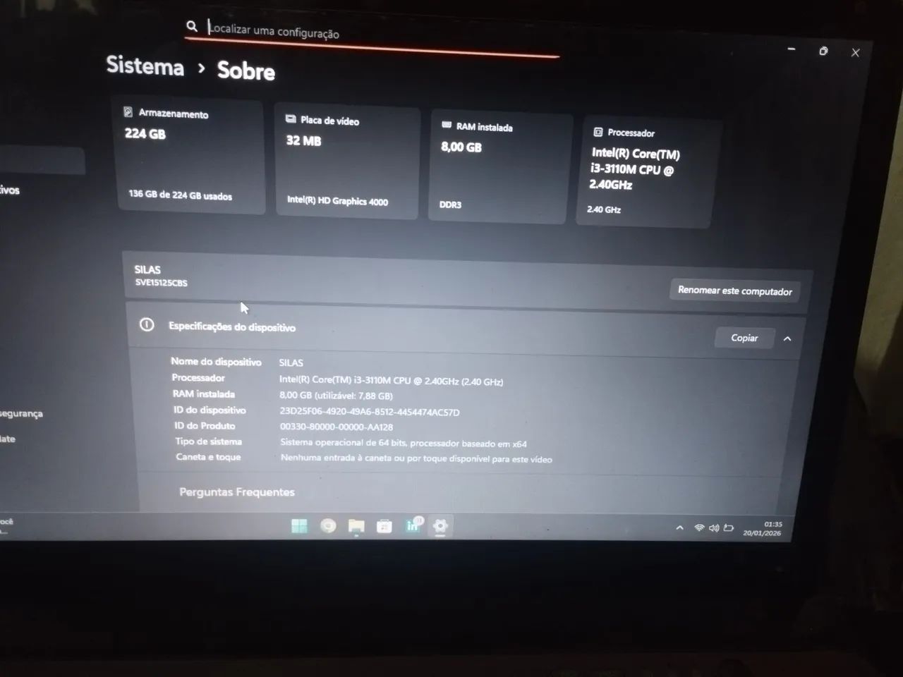 Notebook Sony Vaio  - Foto 5